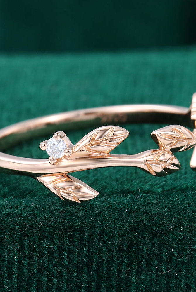 round-moissanite-twig-wedding-band