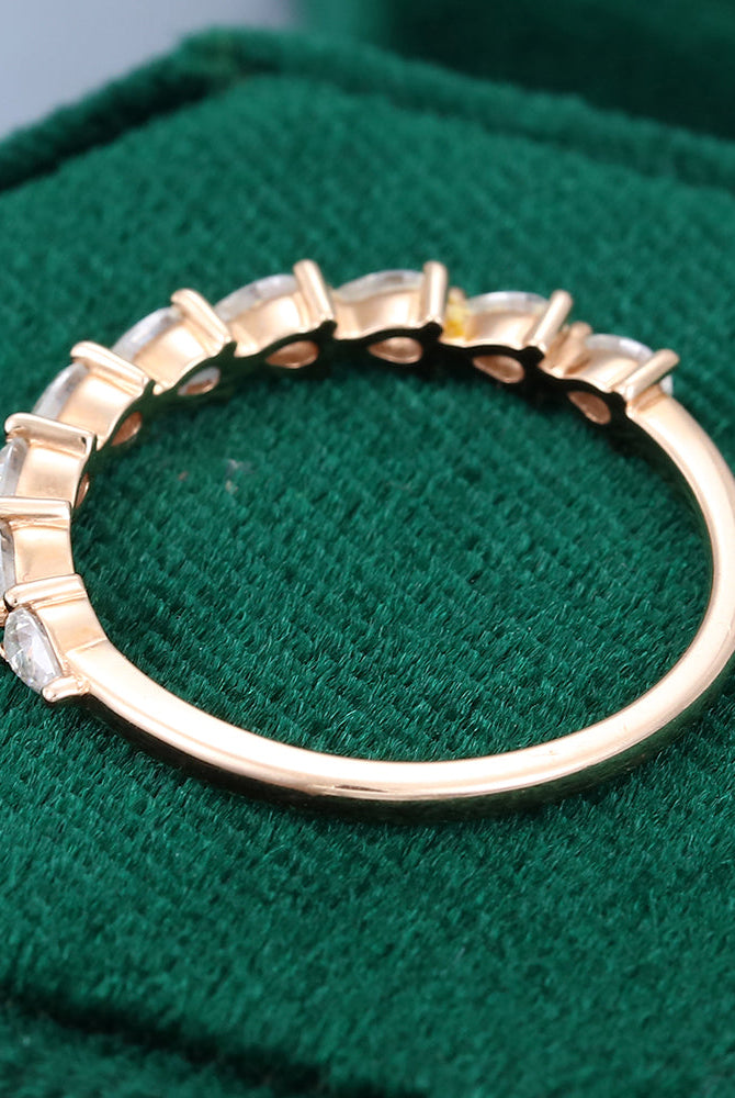 pear-moissanite-half-eternity-wedding-band