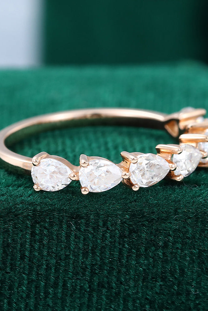 pear-moissanite-half-eternity-wedding-band