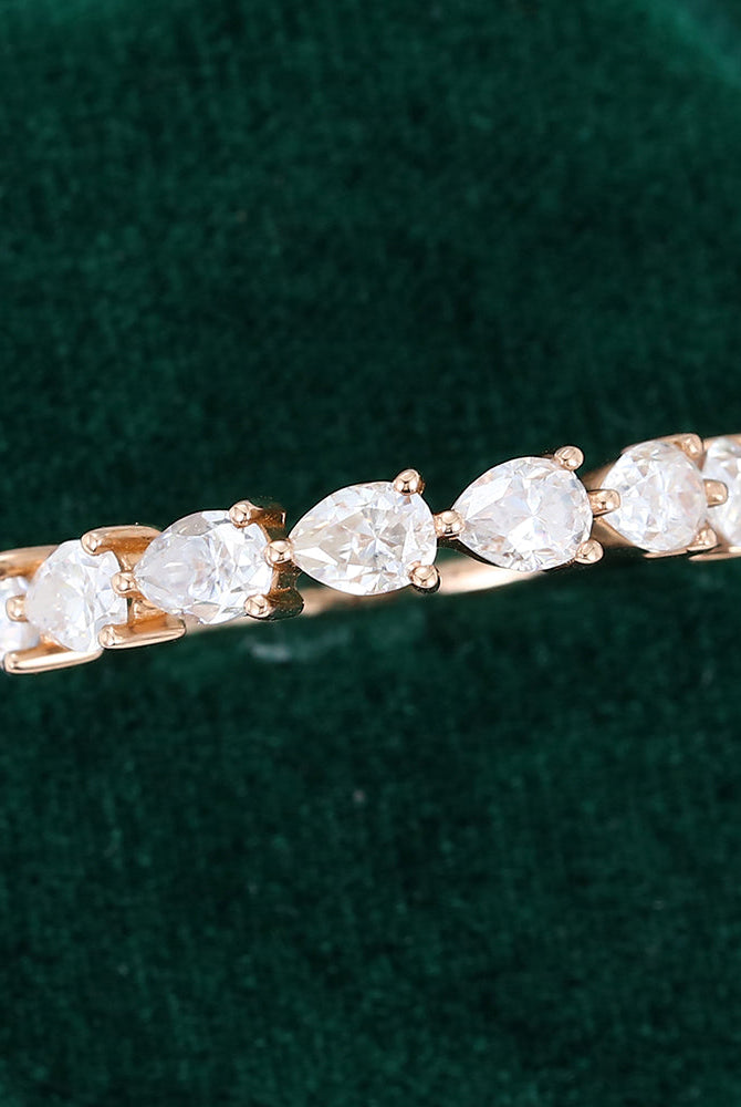 pear-moissanite-half-eternity-wedding-band
