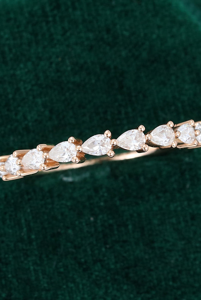 pear-moissanite-half-eternity-wedding-band