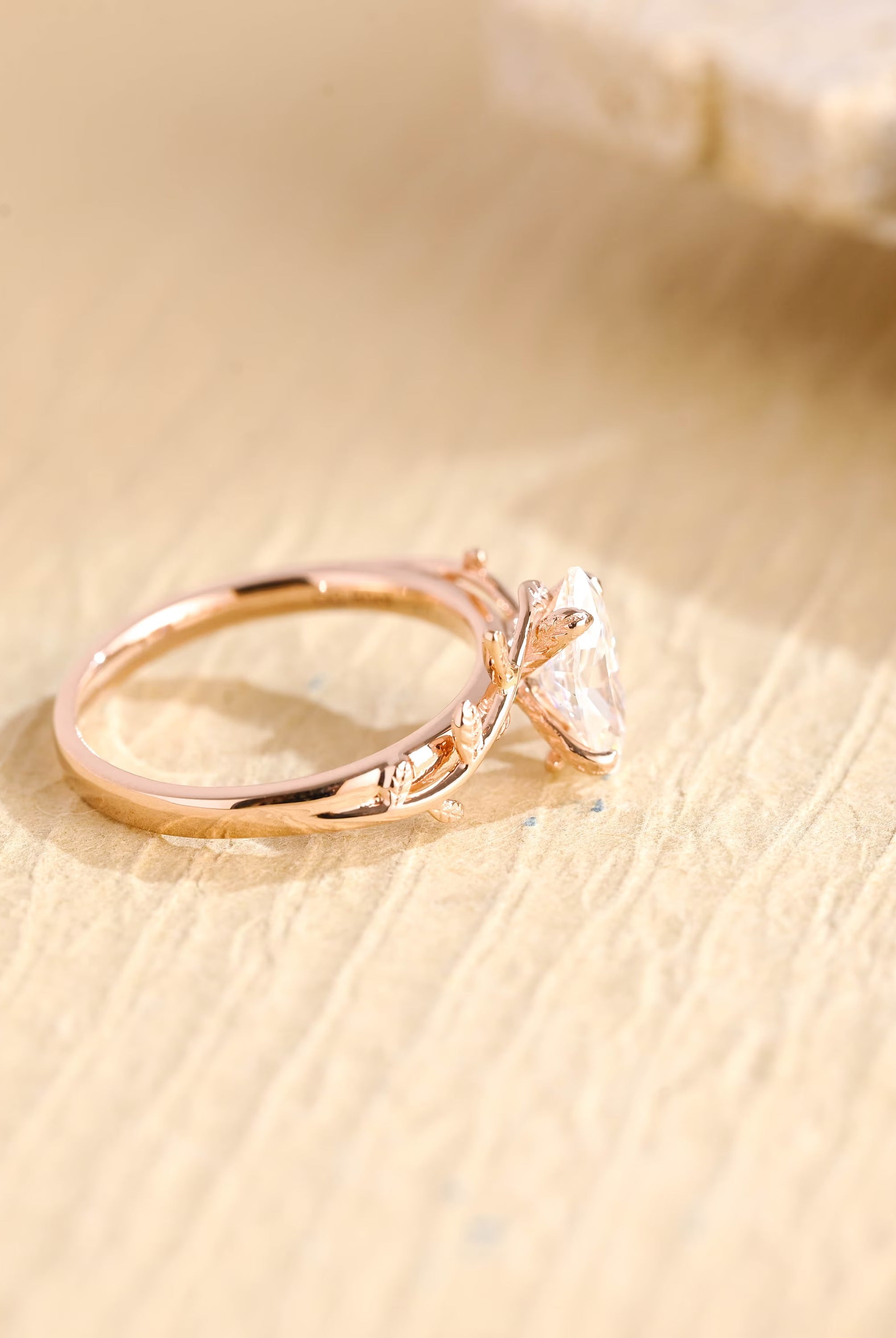 Premium Marquise Ring Inspired by Nature
