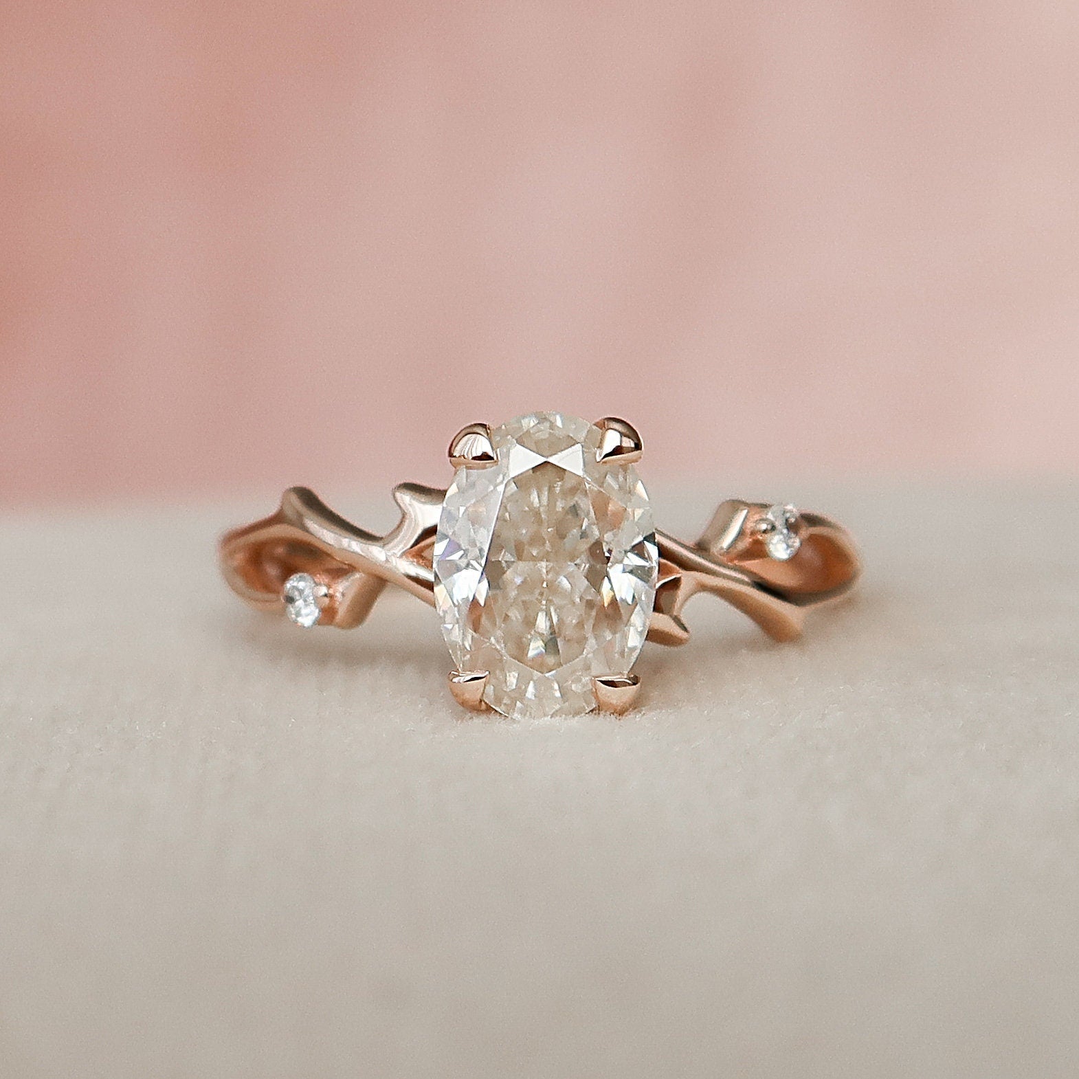 Nature Inspired Engagement Ring