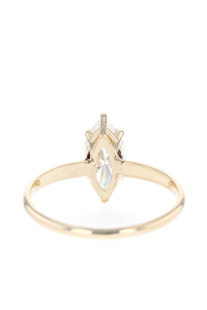 1.50CT Marquise Solitaire Moissanite Diamond Engagement Ring