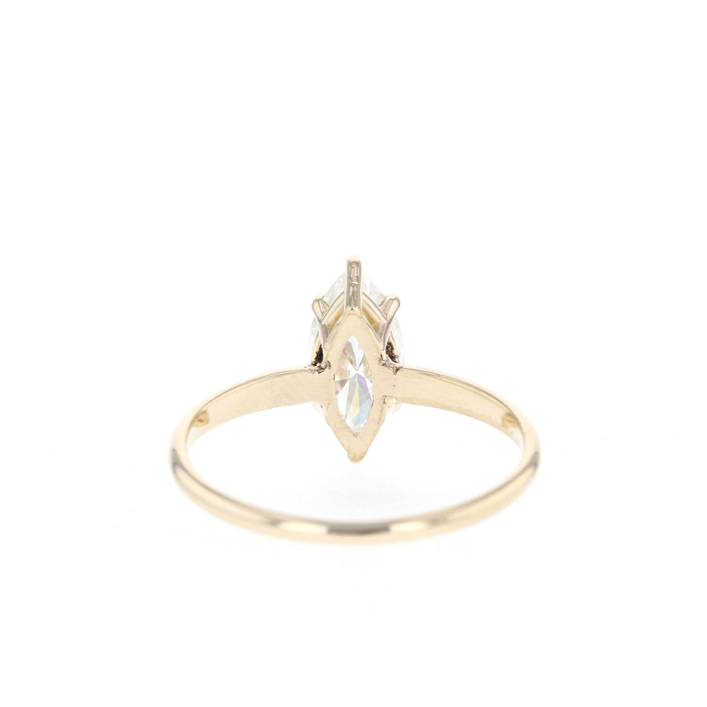 1.50CT Marquise Solitaire Moissanite Diamond Engagement Ring