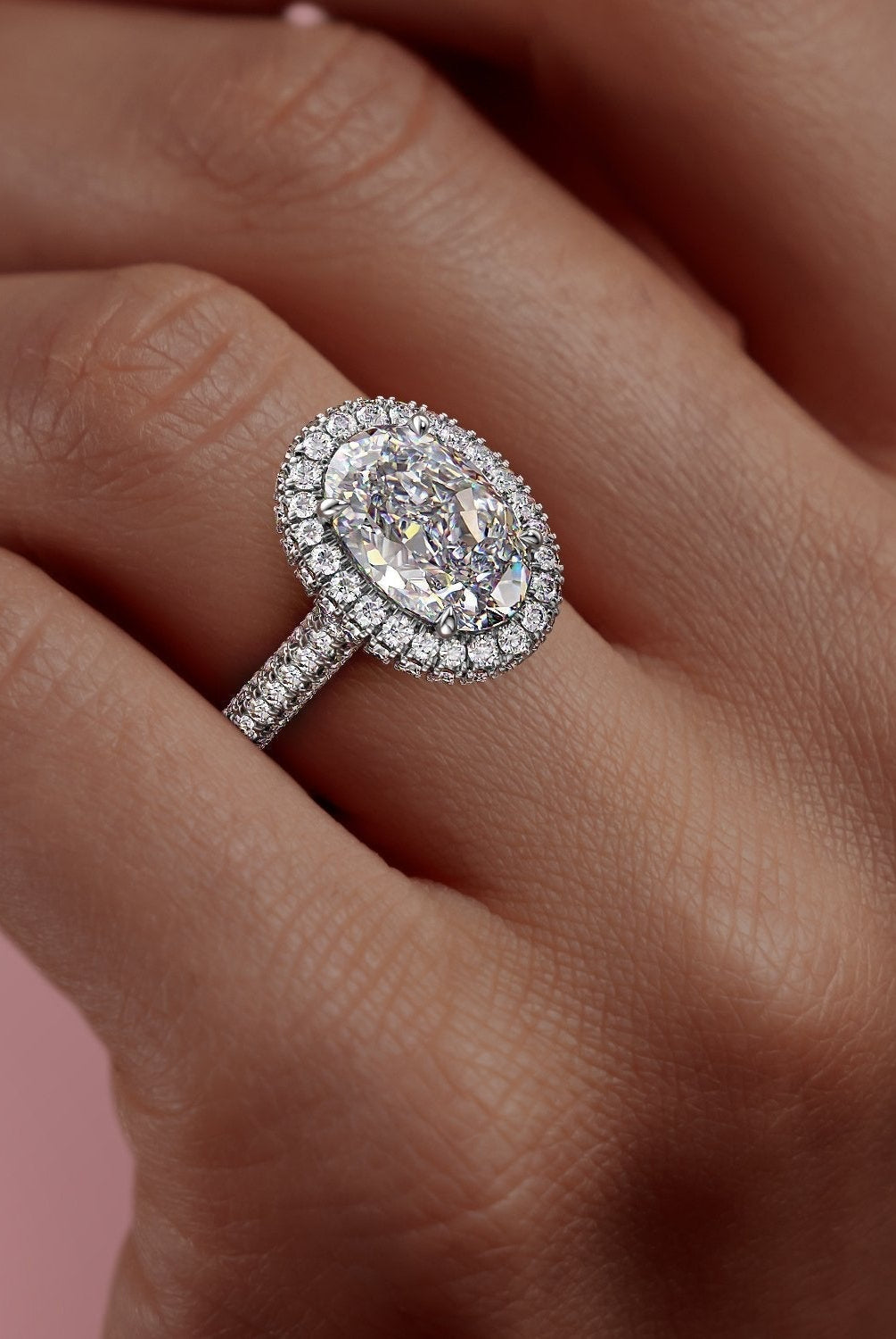 oval-cut-halo-triple-pave-setting-moissanite-engagement-ring