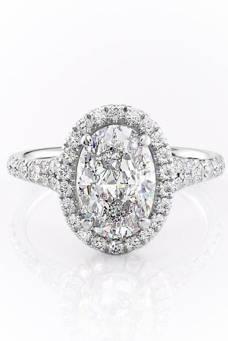 oval-halo-split-shank-pave-setting-moissanite-engagement-ring