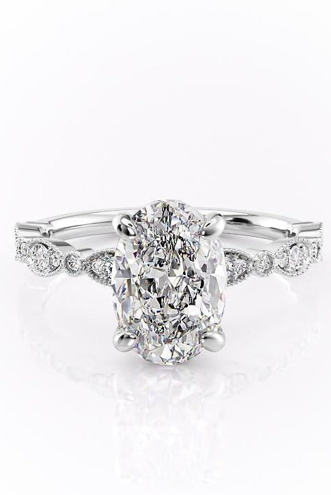 oval-solitaire-milgrain-pave-moissanite-engagement-ring