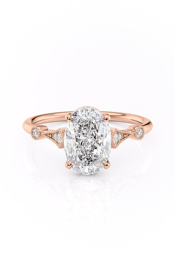 oval-cut-solitaire-milgrain-pave-set-moissanite-engagement-ring