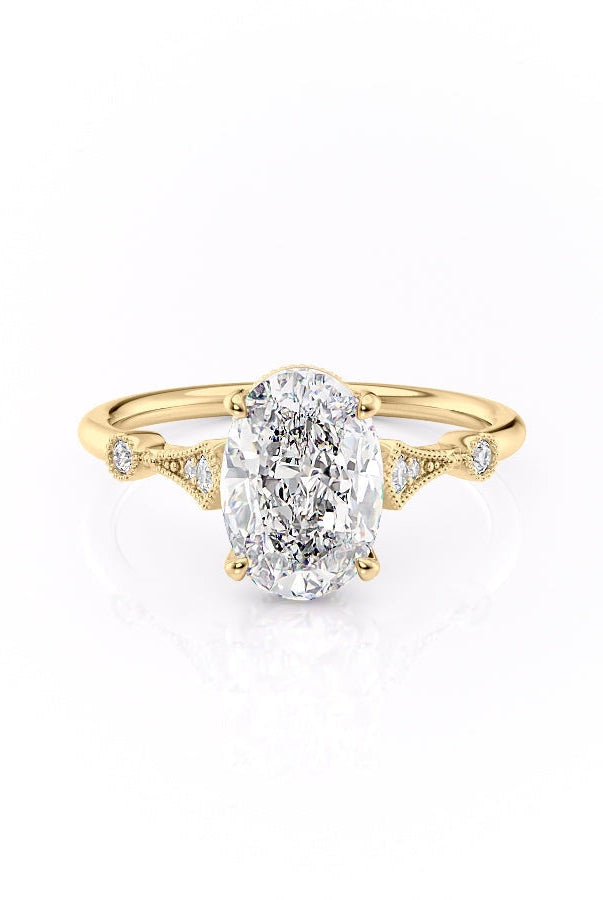 1-91ct-oval-cut-solitaire-milgrain-pave-set-moissanite-engagement-ring
