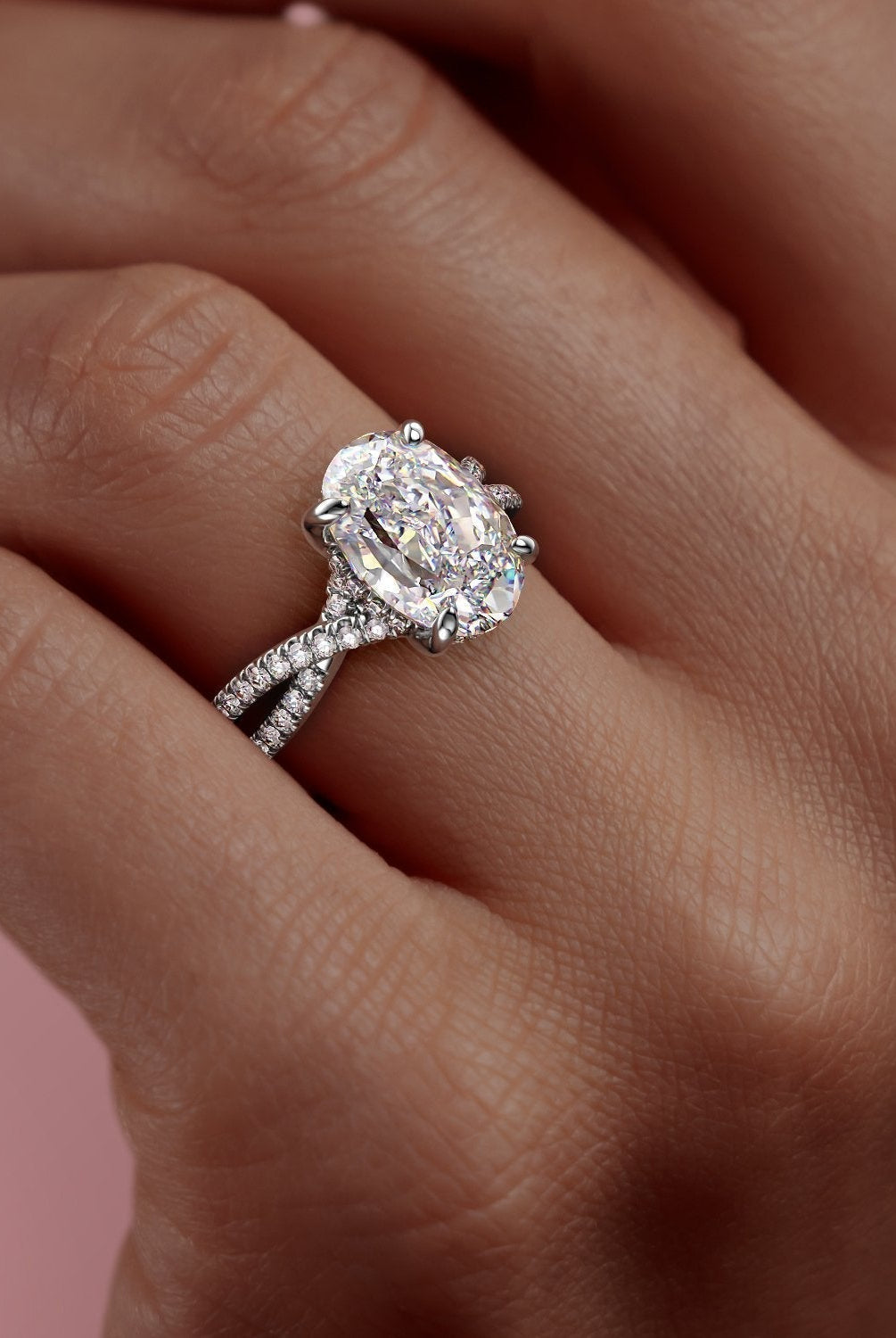 2-10-ct-oval-solitaire-cross-over-pave-set-moissanite-engagement-ring