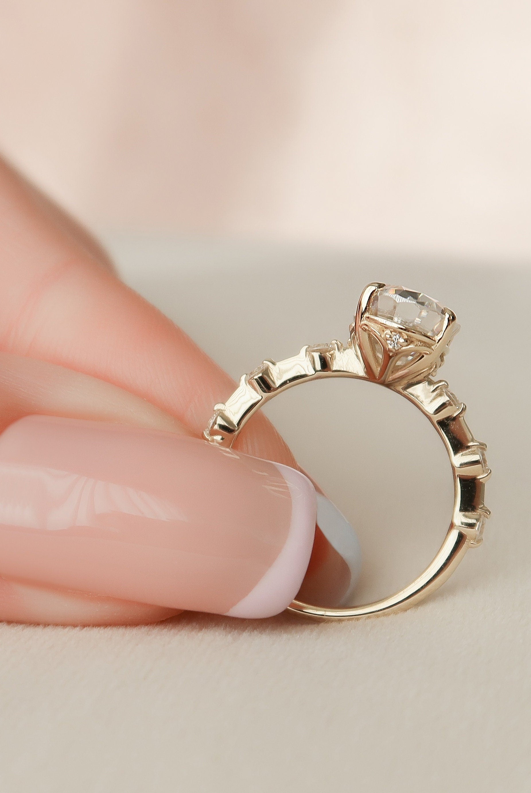 Oval Bridal Ring