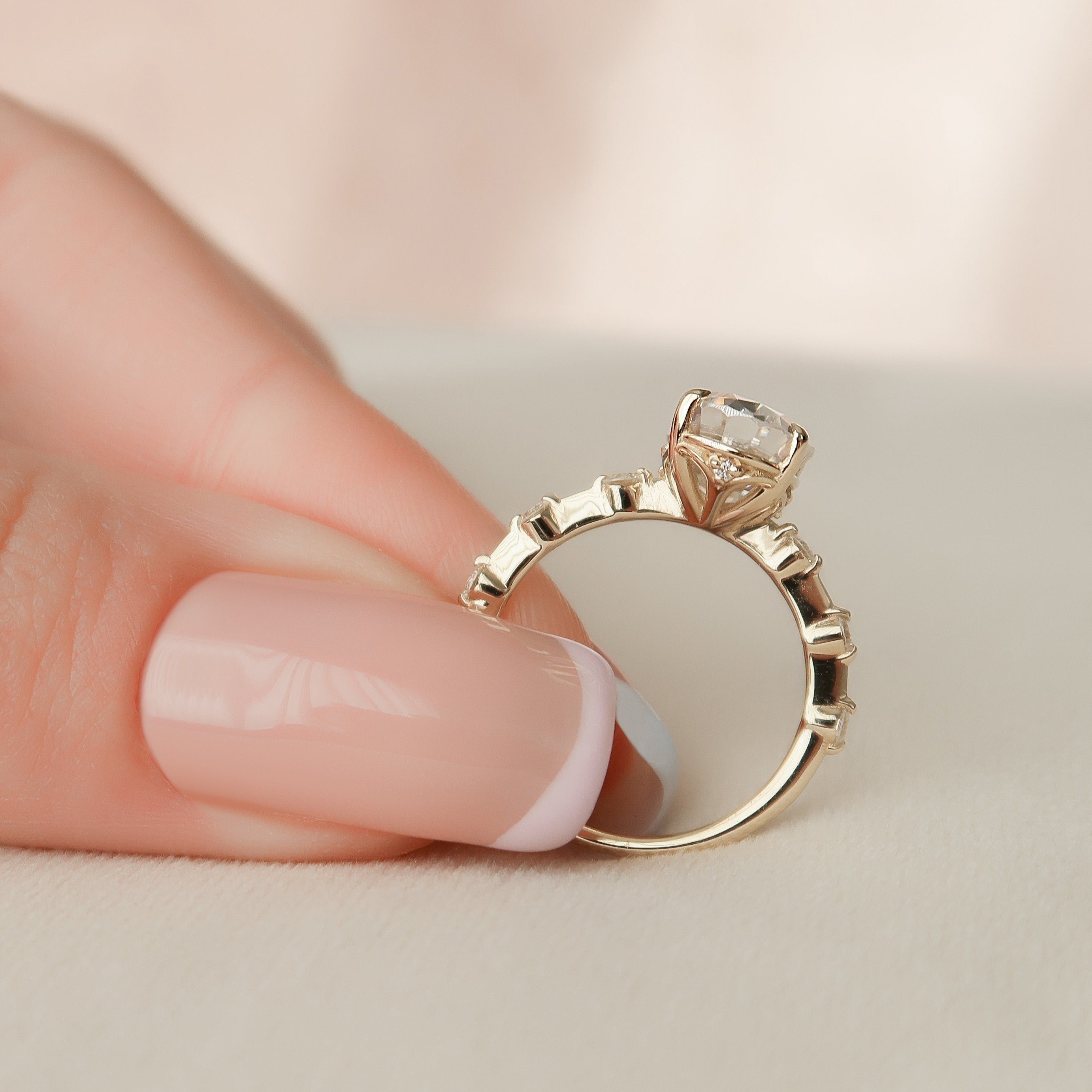 Oval Bridal Ring