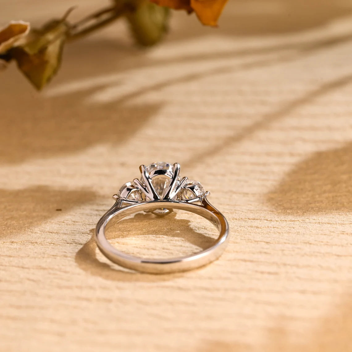 Three Stone Engagement Ring