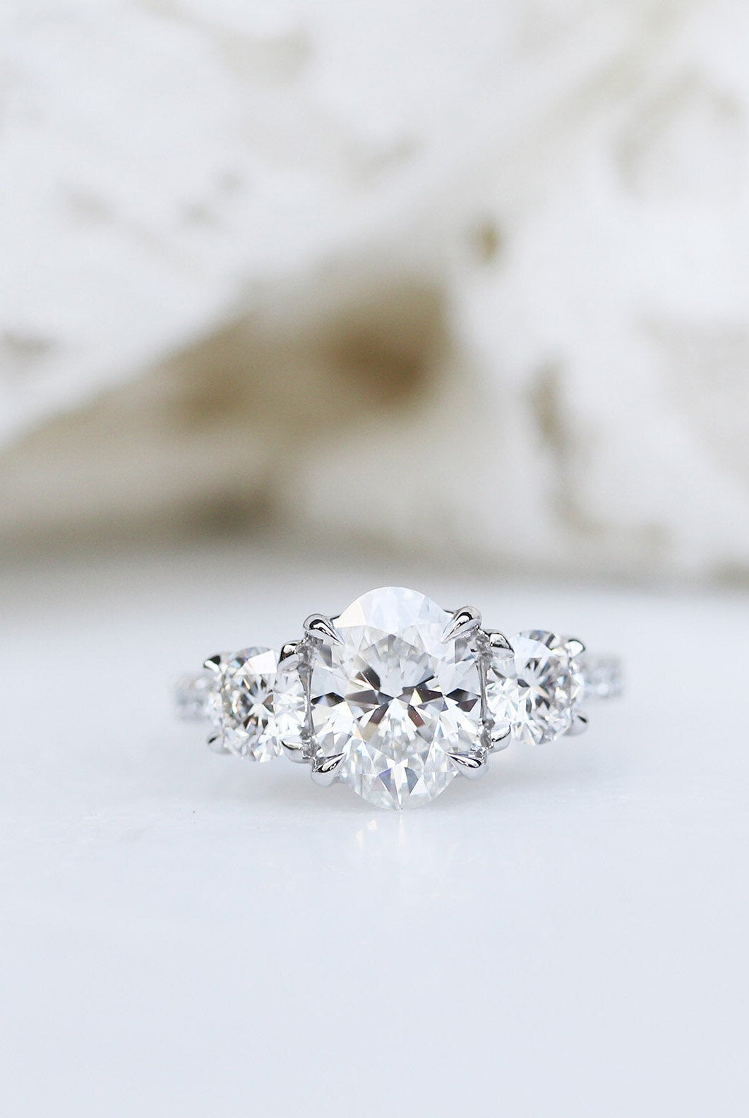 Three Stone Engagement Ring