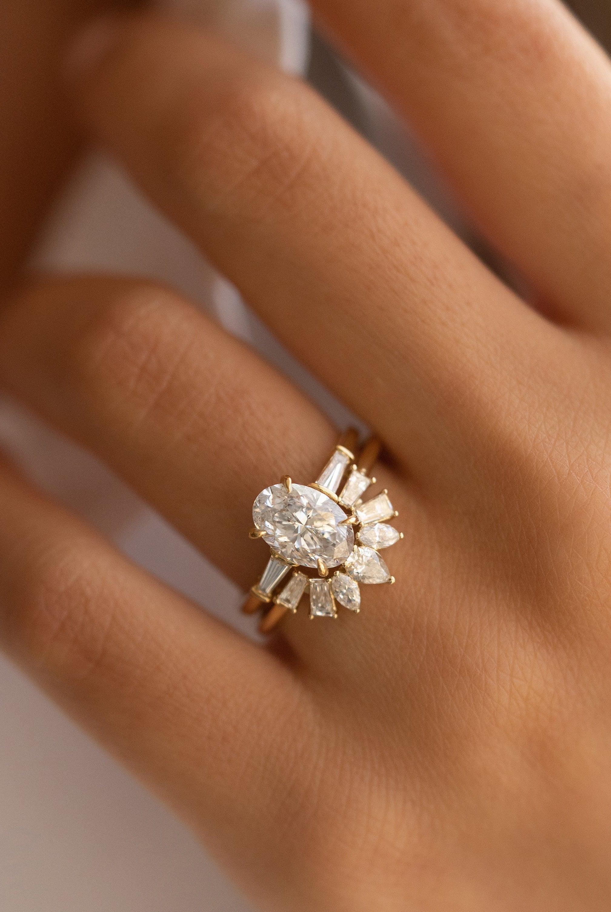1.61CT Moissanite Engagement Ring