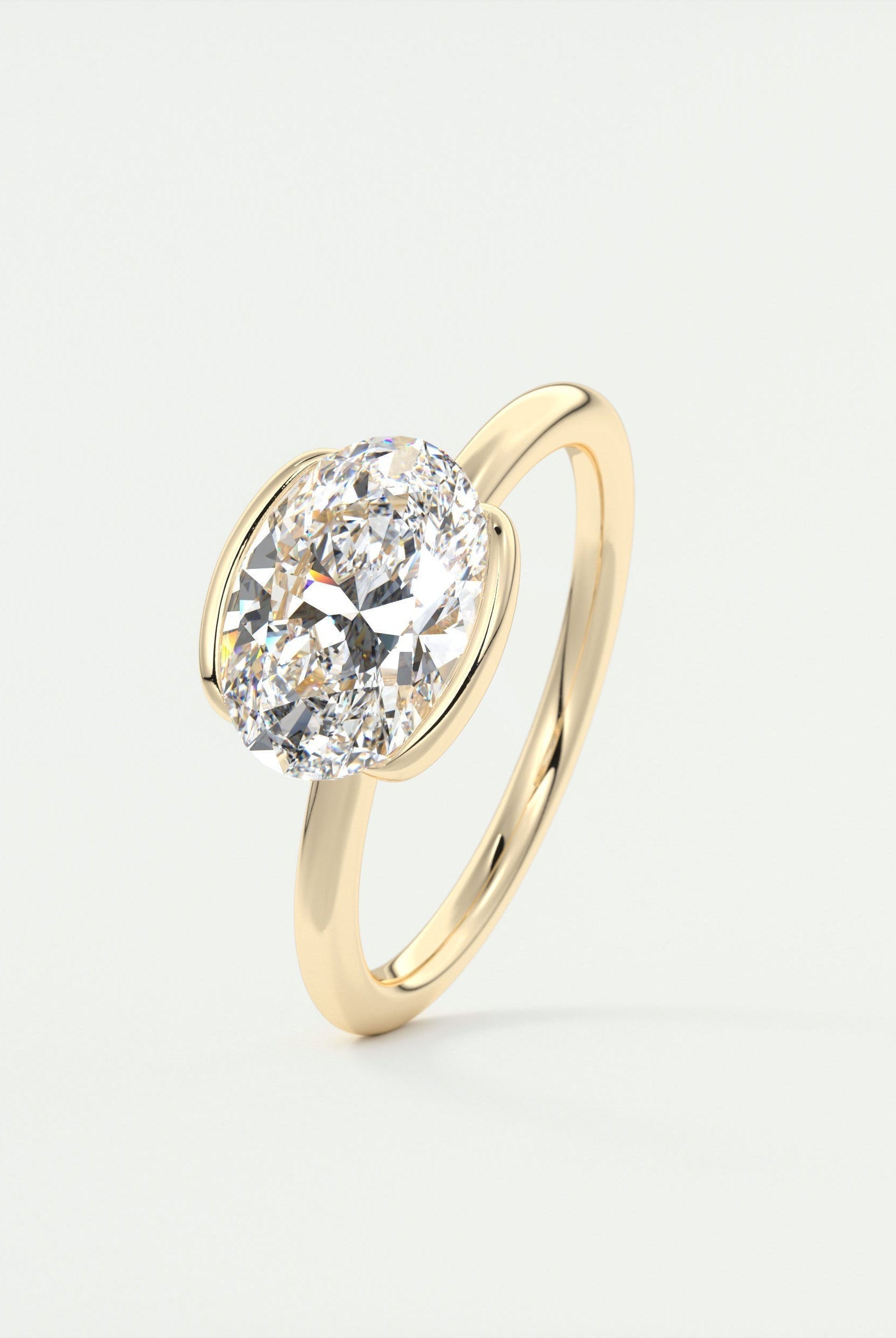 Moissanite Diamond Ring