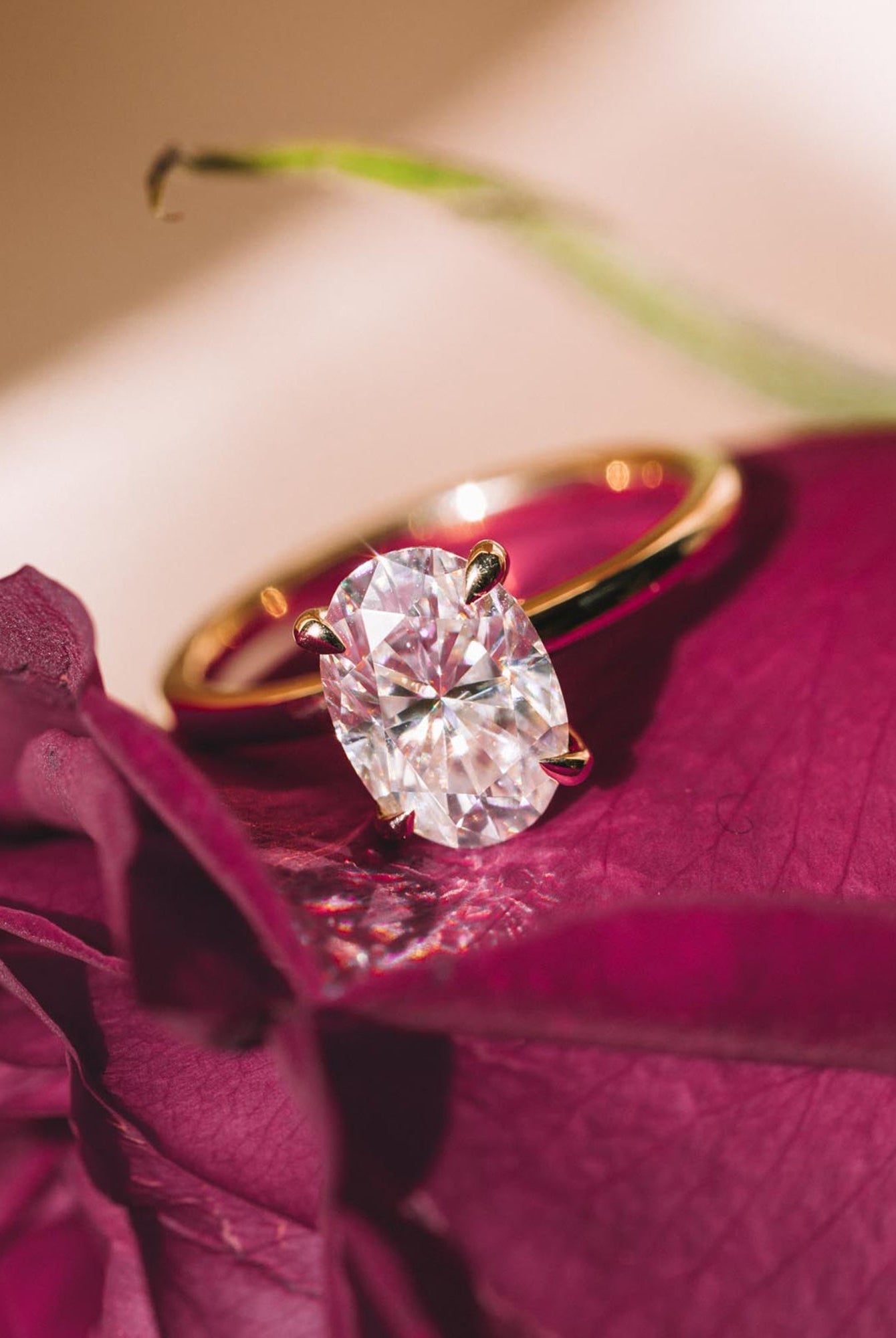 Hidden Halo Engagement Ring