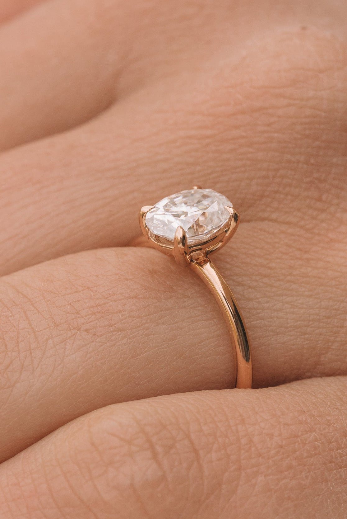 Oval Solitaire Engagement Ring