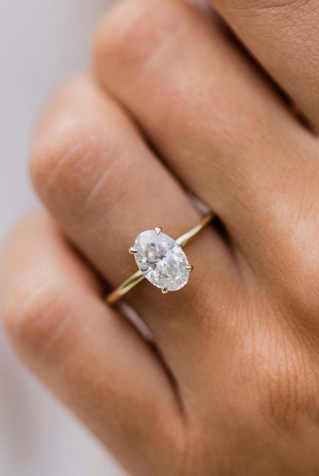 1.85 Carat Moissanite Ring