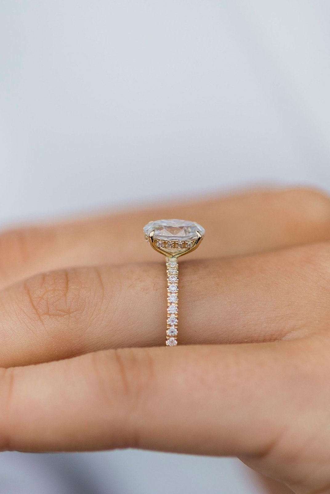 1.85CT Moissanite Ring