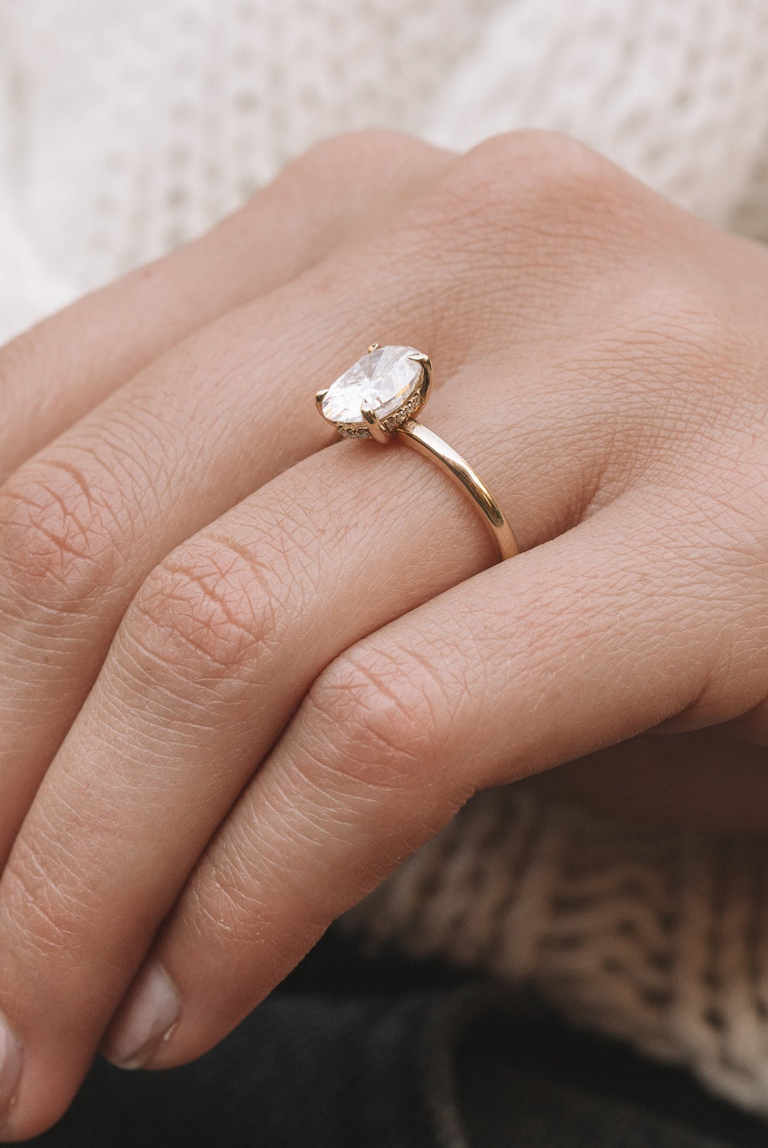 Oval Proposal Ring