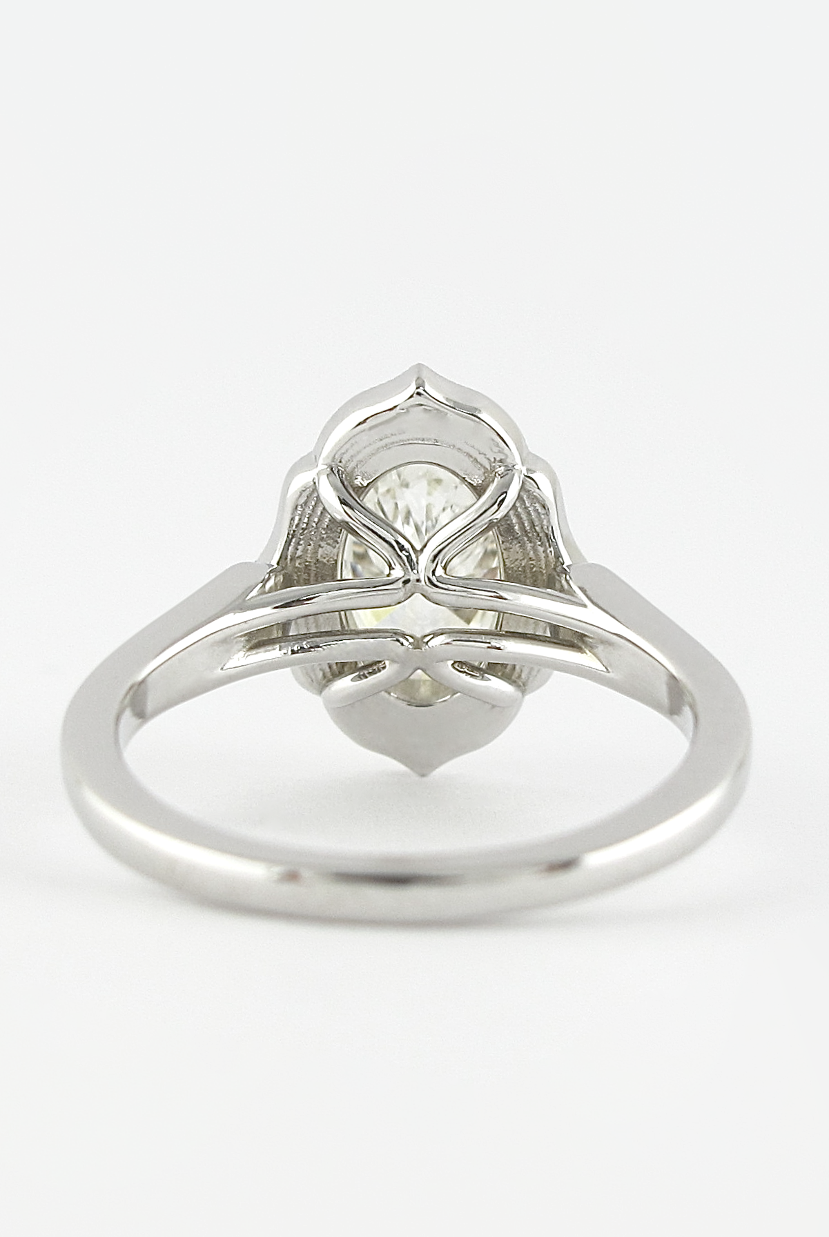 Moissanite Proposal Ring