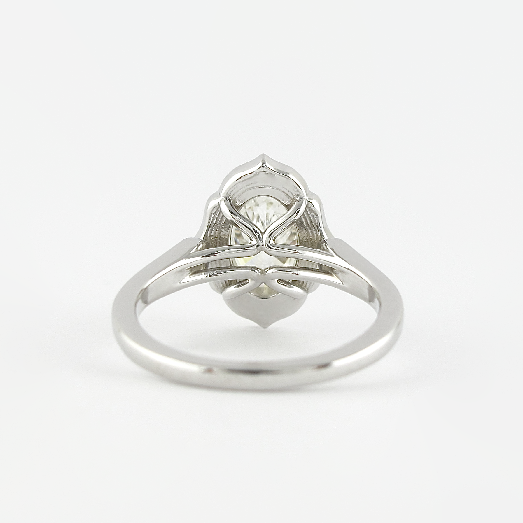 Moissanite Proposal Ring