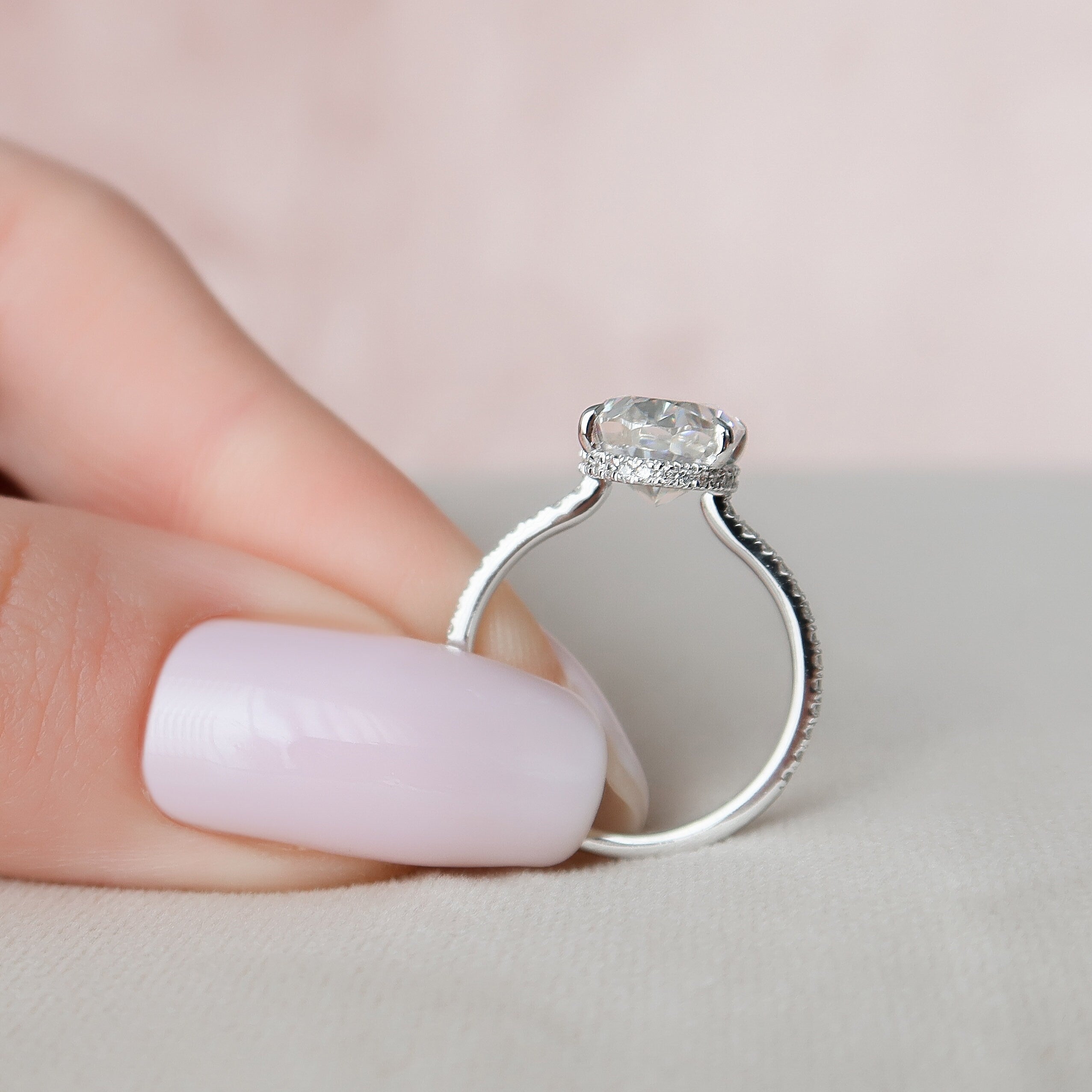Diamond Alternative Engagement Ring