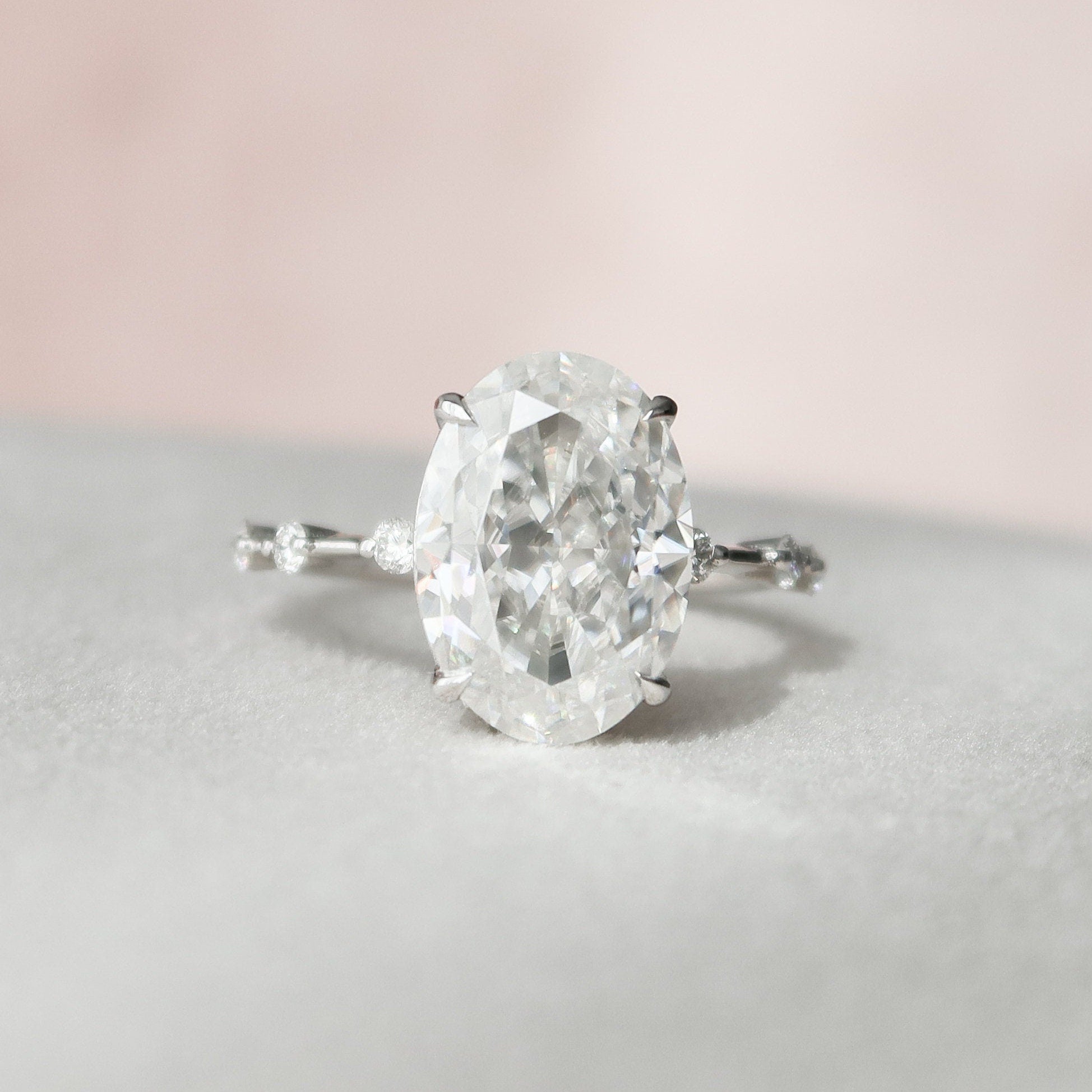 Moissanite Engagement Ring USA