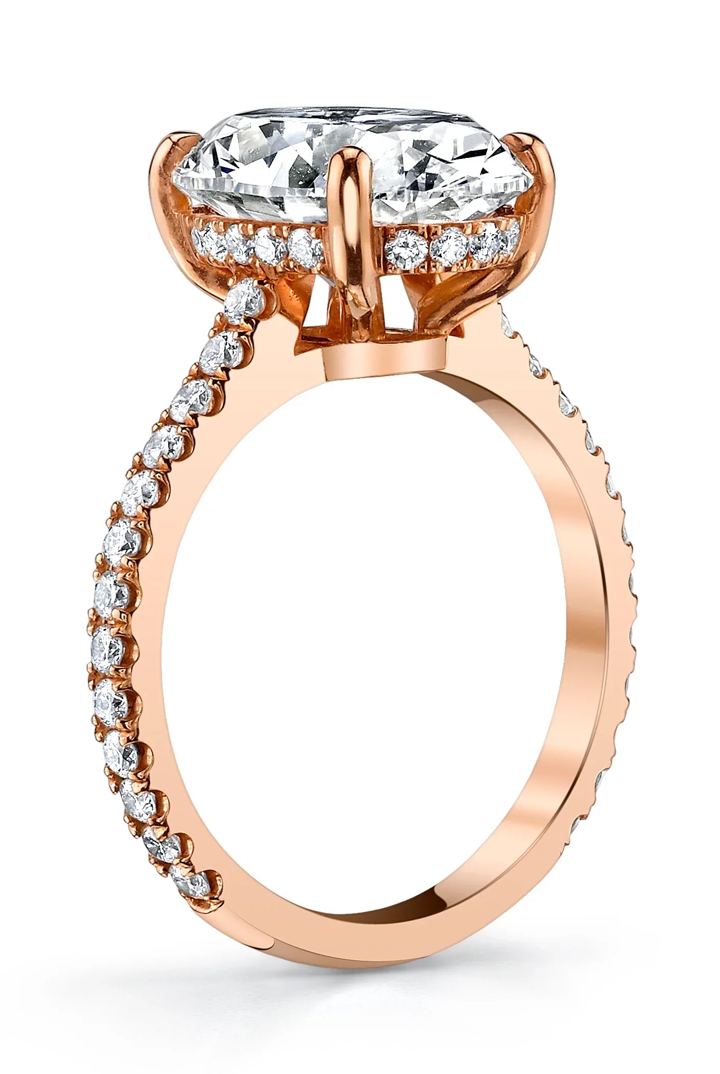 Oval Shape Engagement Ring
