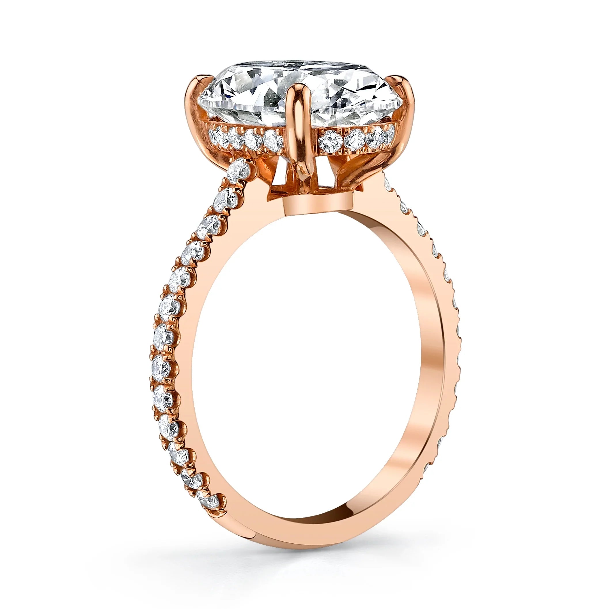 Oval Shape Engagement Ring