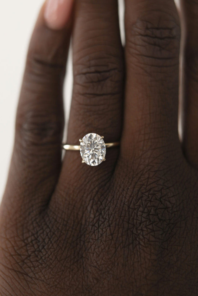 Oval Solitaire Engagement Ring