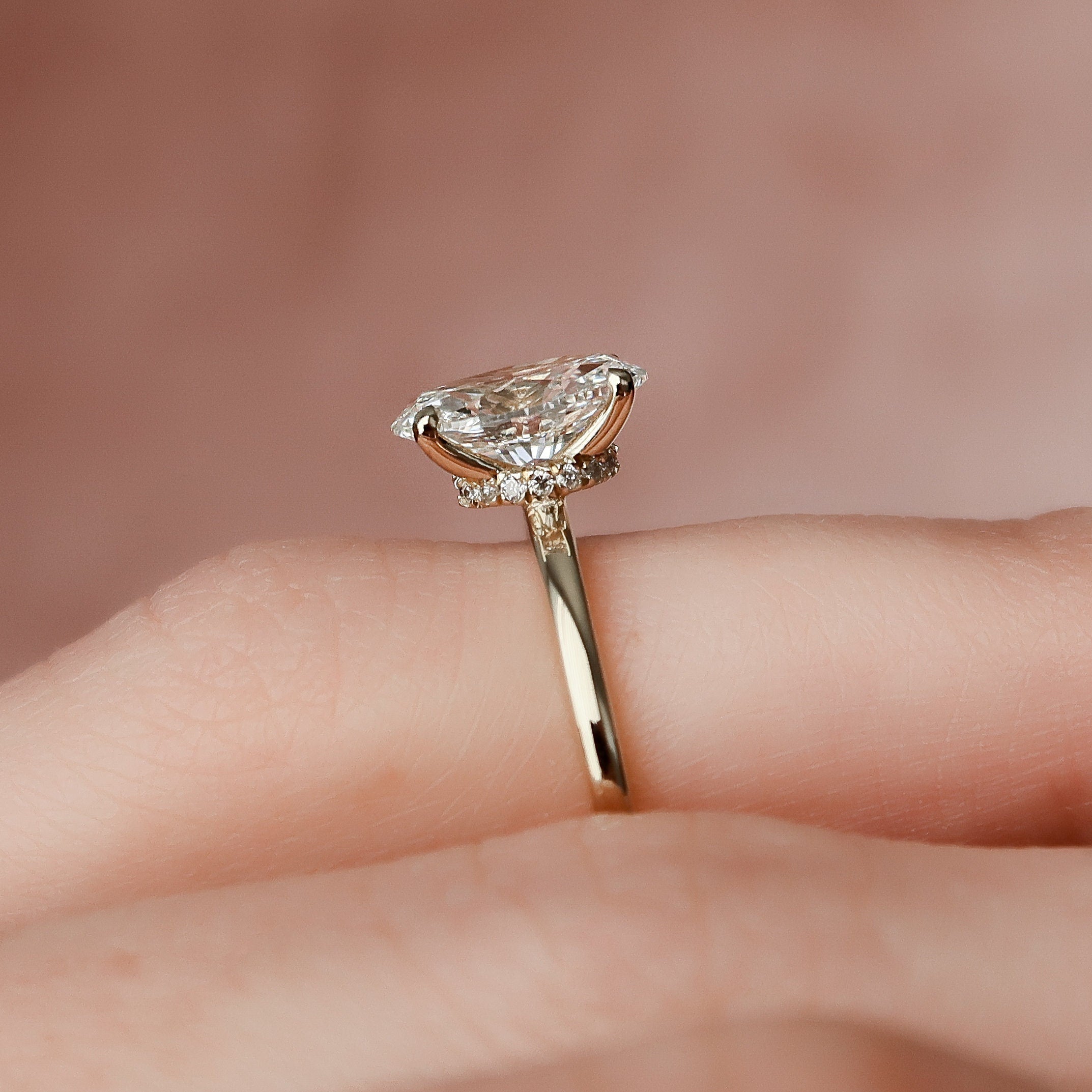 1.50CT Moissanite Engagement Ring