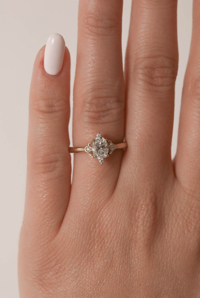 Oval Solitaire Engagement Ring