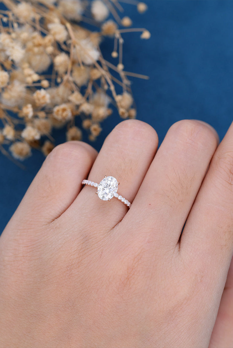oval-shaped-moissanite-solitaire-pave-engagement-ring-2