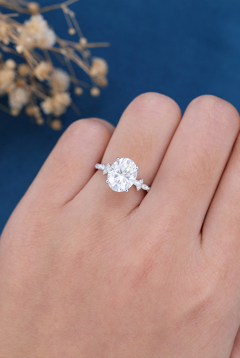 oval-shaped-moissanite-solitaire-pave-engagement-ring