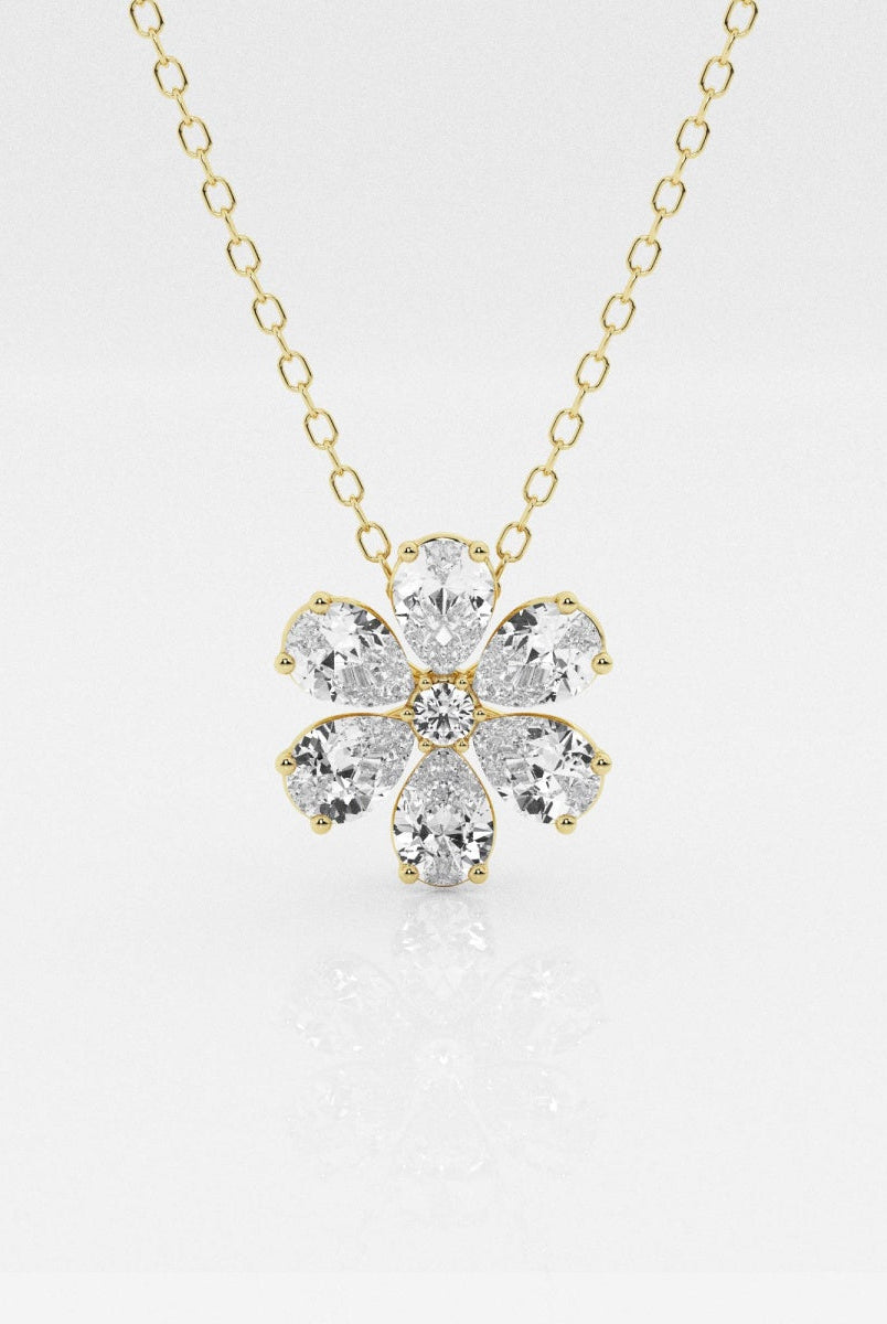 0-93-tcw-round-pear-moissanite-diamond-flower-pandant-necklace