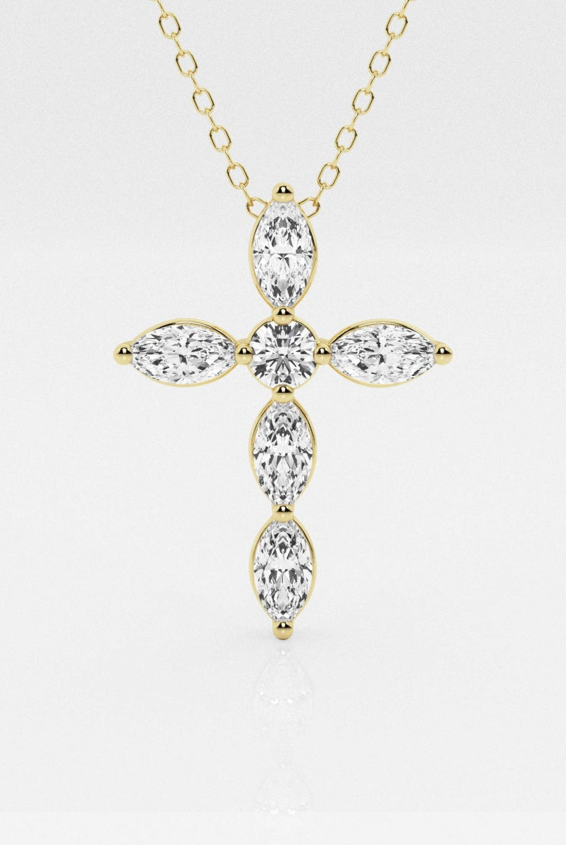 1-0-tcw-round-marquise-moissanite-diamond-cross-necklace-1