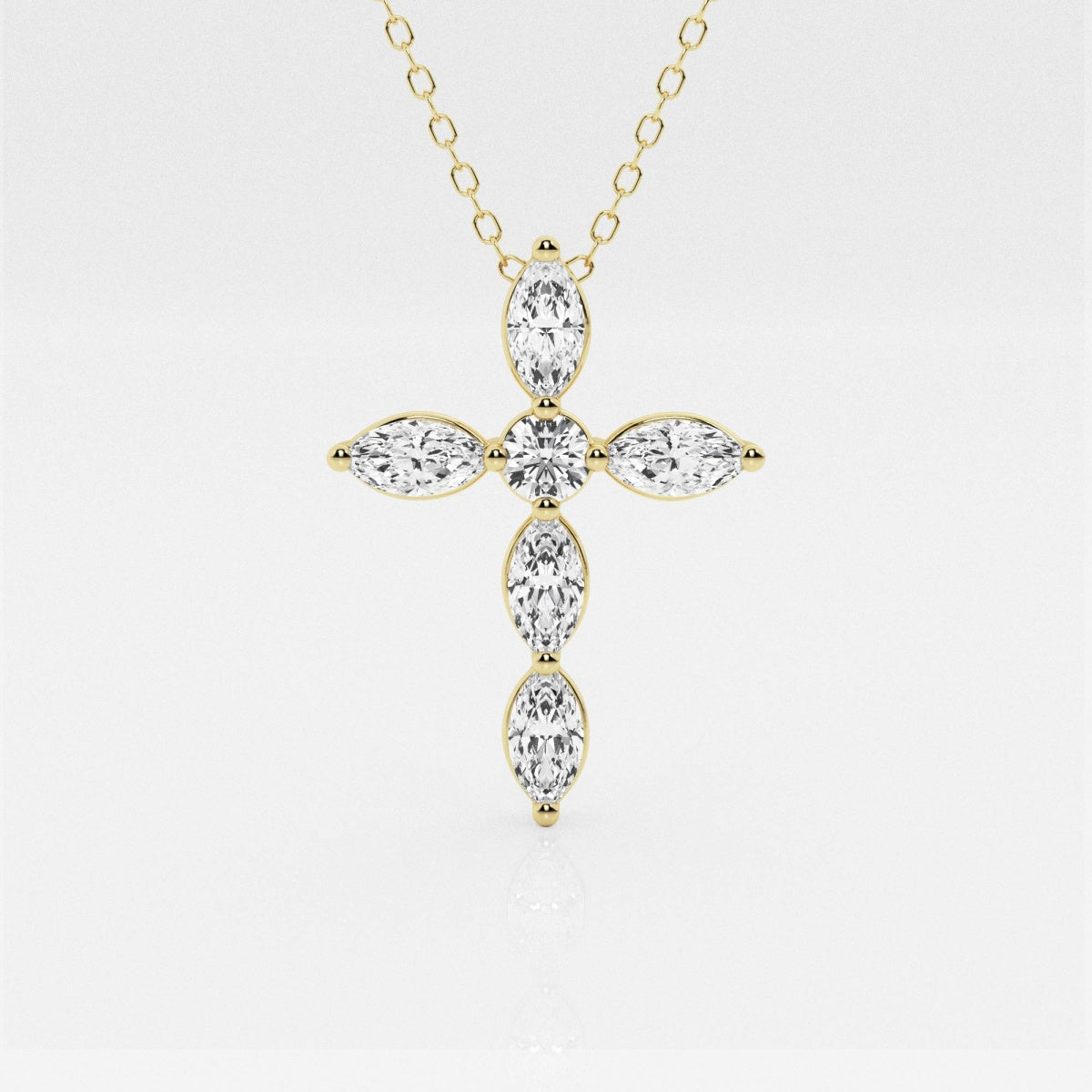 1-0-tcw-round-marquise-moissanite-diamond-cross-necklace-1