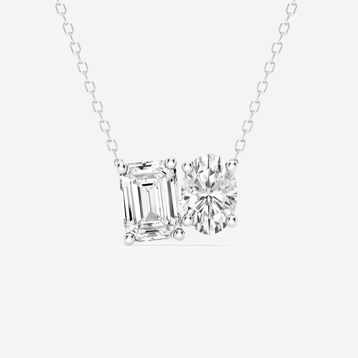 2-40-tcw-emerald-oval-moissanite-diamond-two-stone-necklace