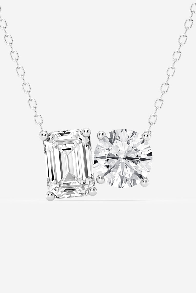 2-75-tcw-emerald-round-moissanite-diamond-two-stone-necklace