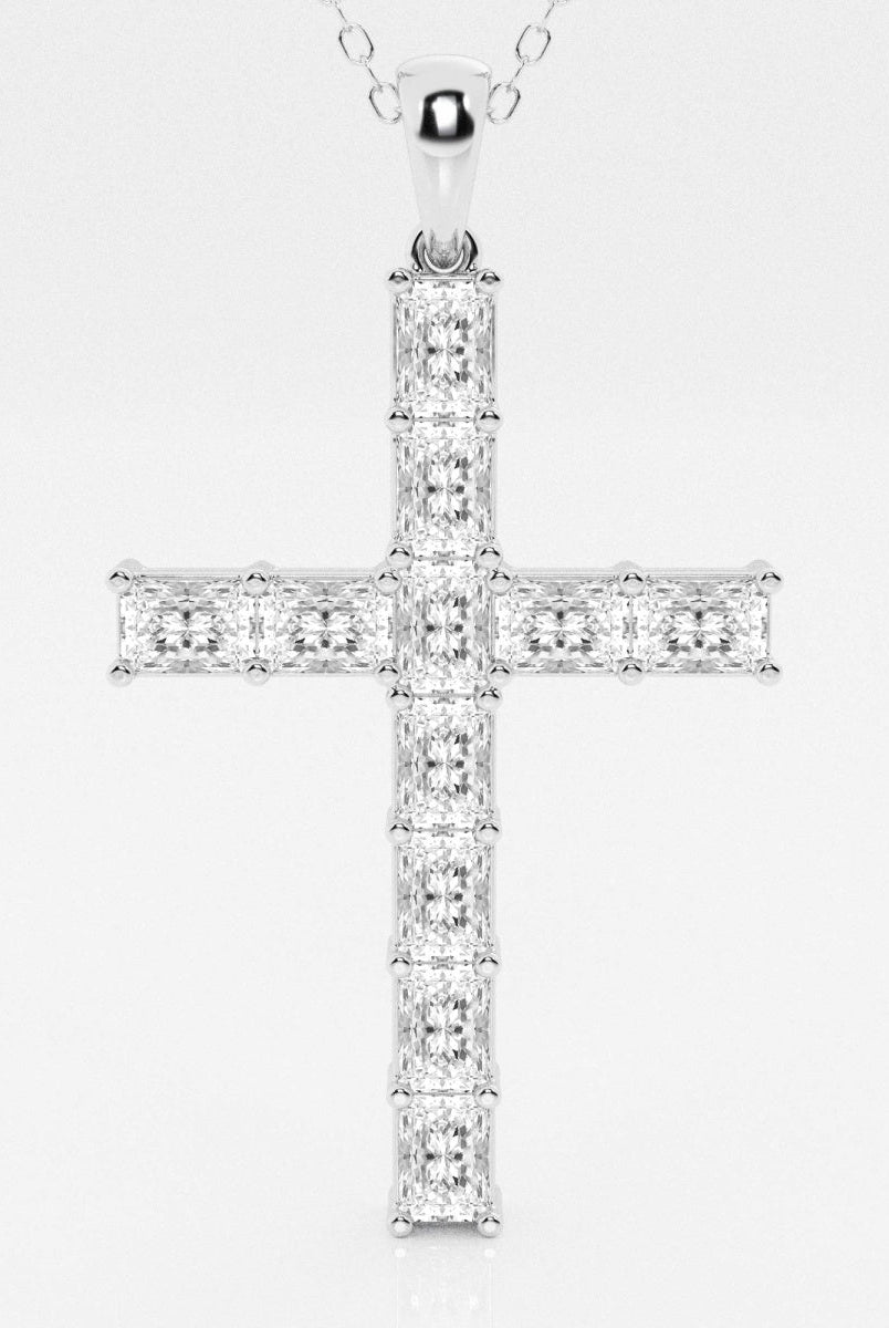2-06-tcw-radiant-moissanite-diamond-cross-necklace