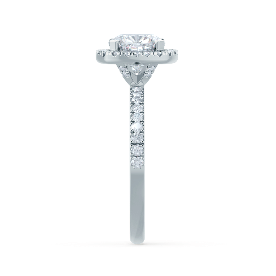 Cushion Shape Moissanite Ring