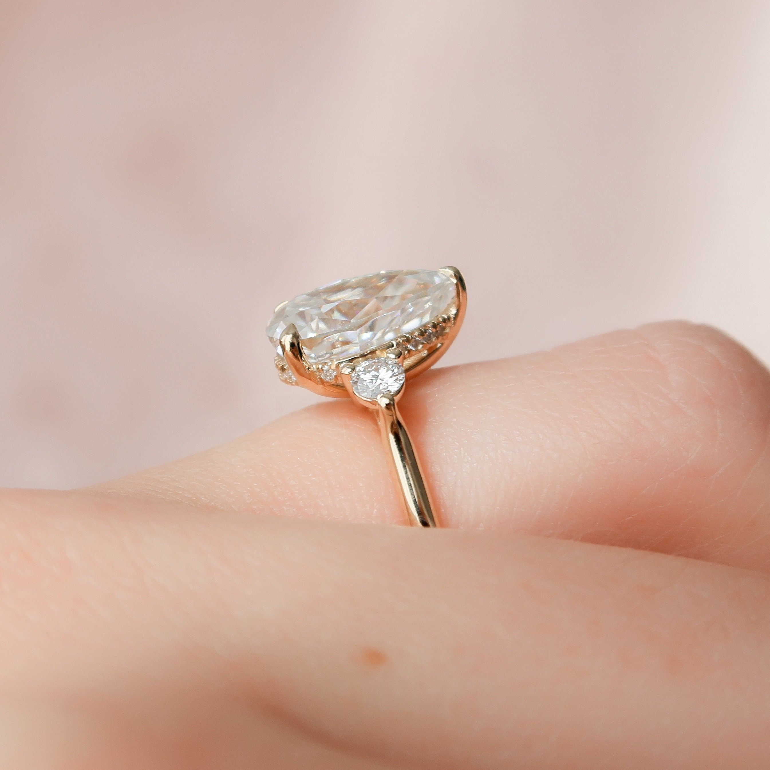 Moissanite Diamond Ring