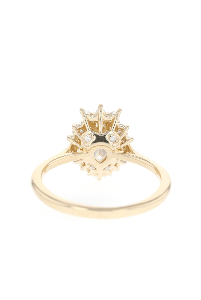 Cluster Moissanite Ring