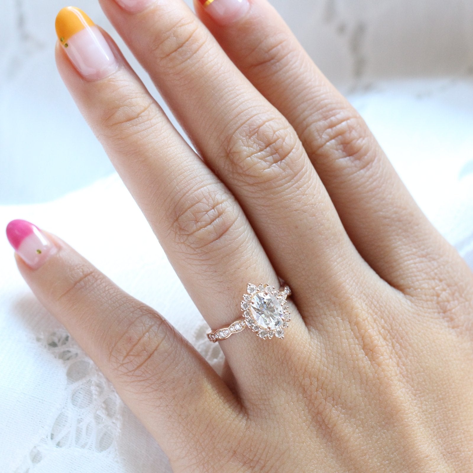 Moissanite Ring for Women