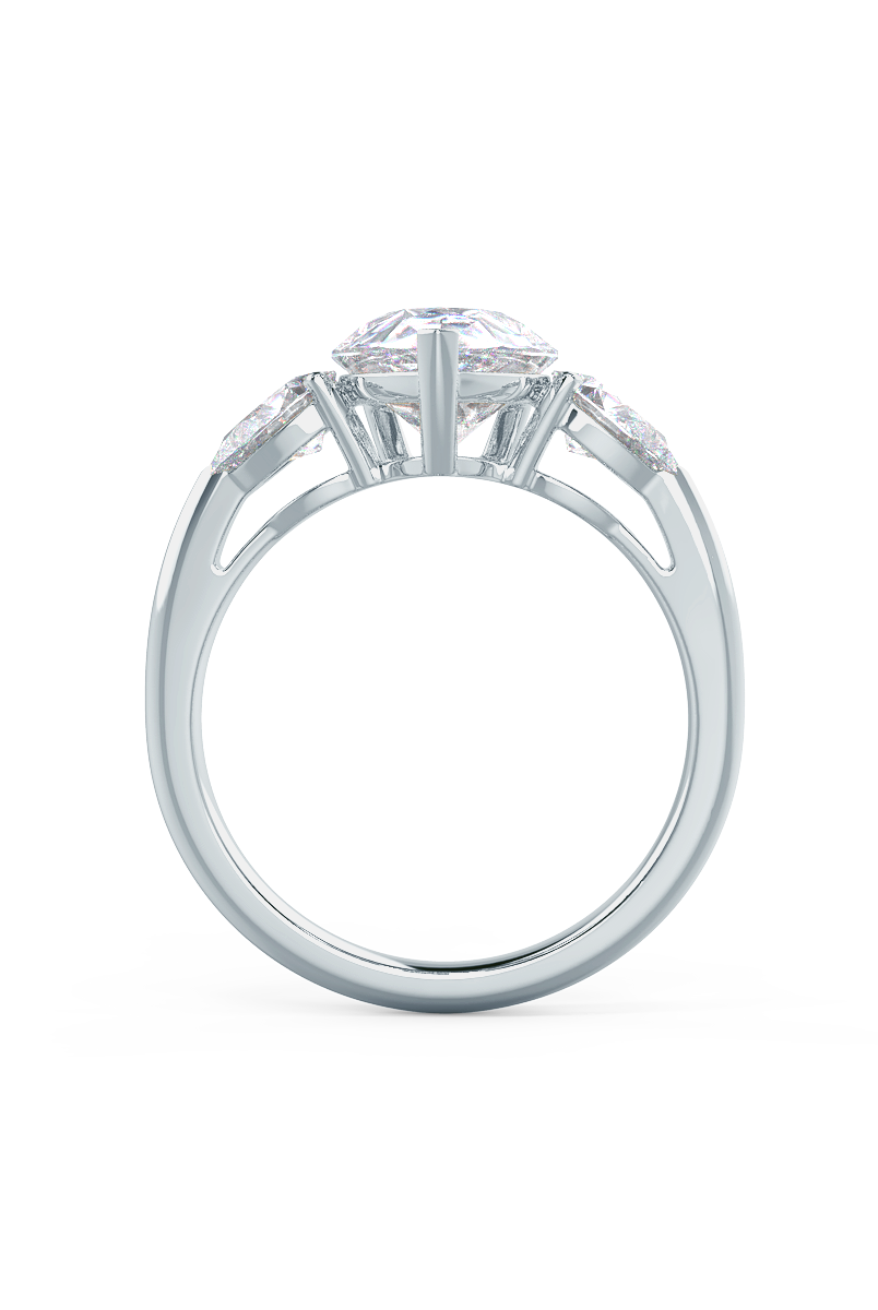 Moissanite Engagement Ring for Her