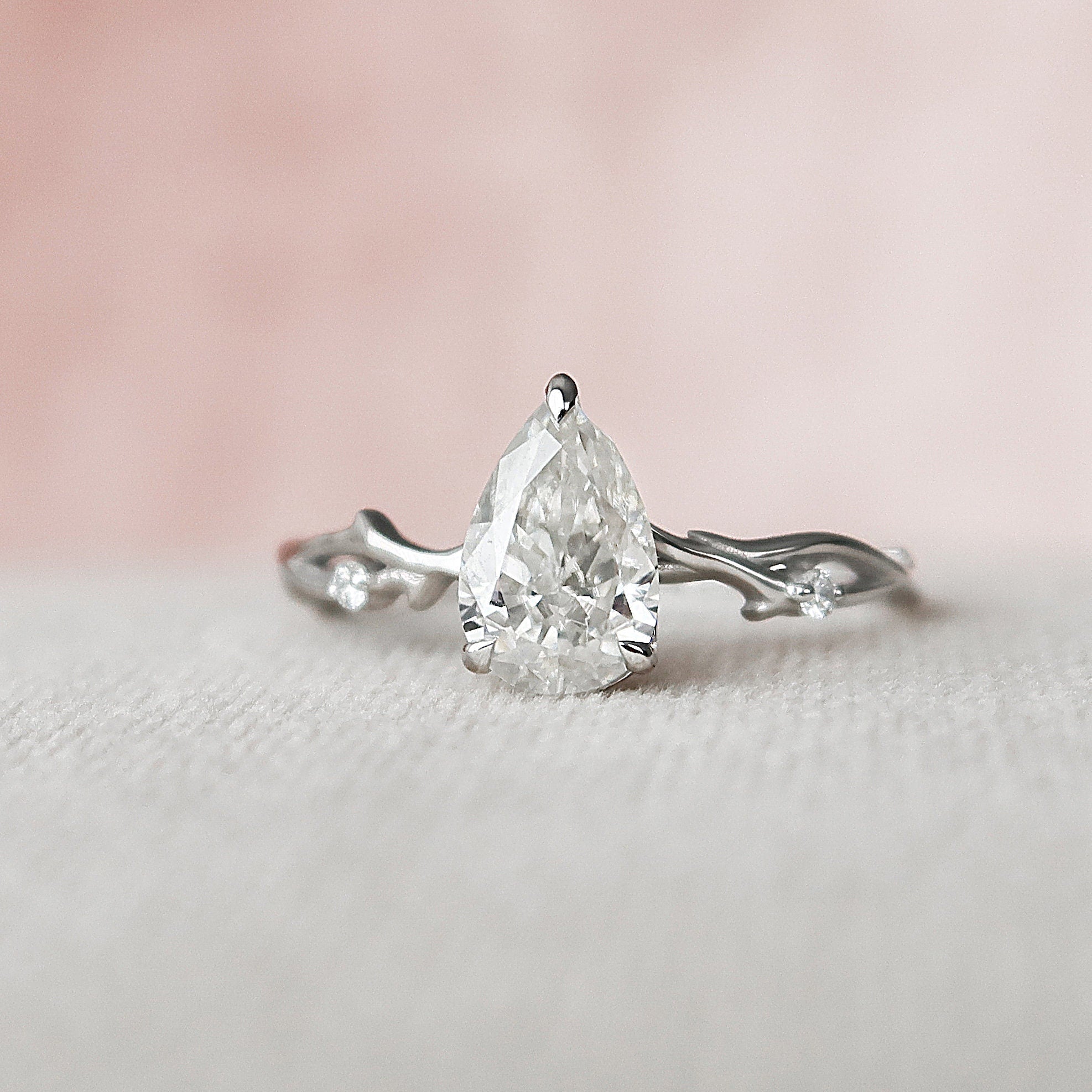 Botanical Engagement Ring