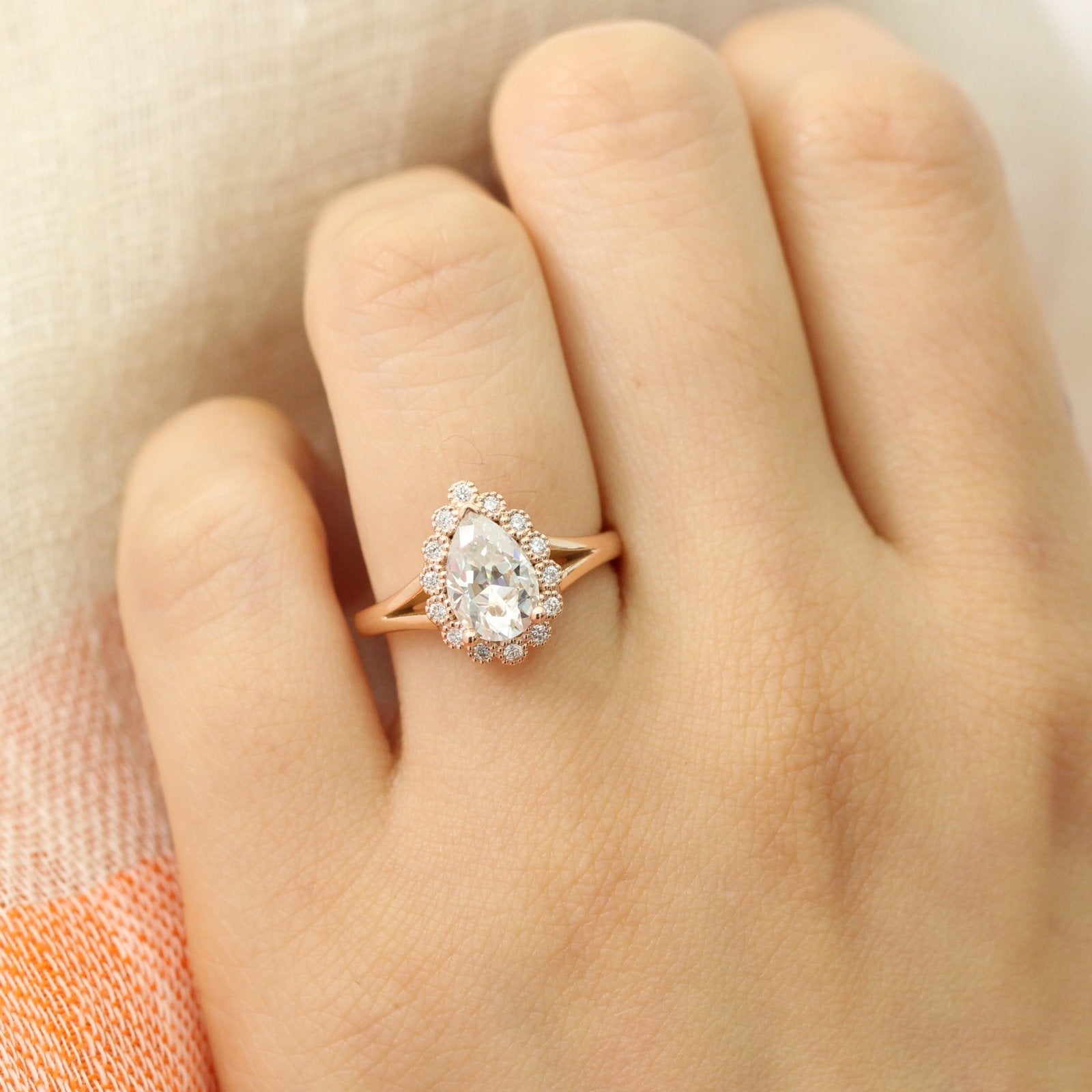 Split Shank Engagement Ring